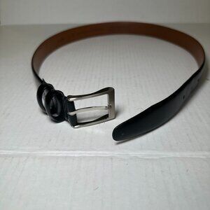 Calvin Klein Jeans Genuine Leather Black Belt